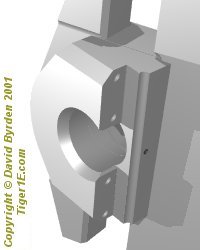 Cut away in early turrets