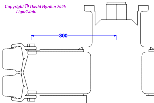 Section of double wheel
