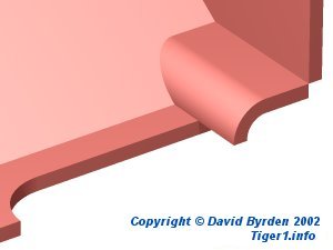 Detail of duct corner