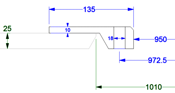 Section of ring