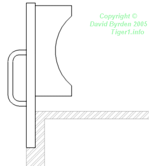 Support for superstructure front