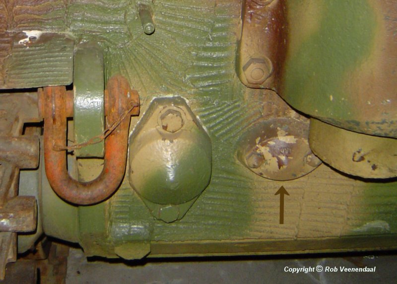 Heater port in Saumur tank