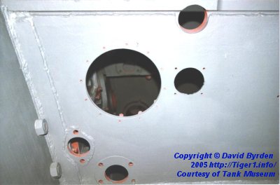 Holes for water pipes