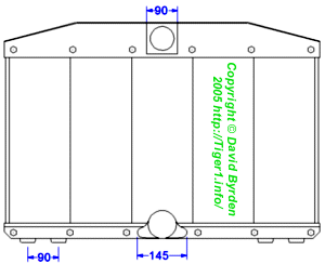 Radiator rear