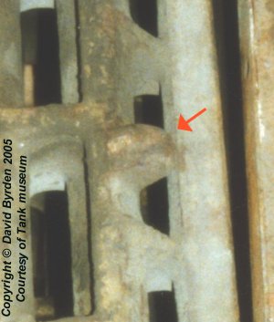 Inside of grille