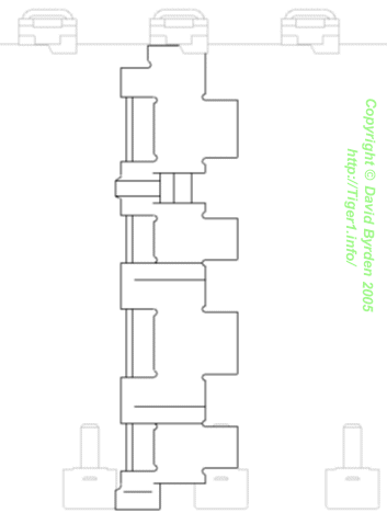 Track link in holder