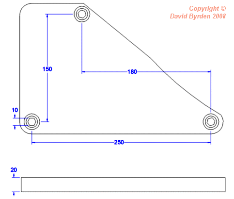 Triangular access plate