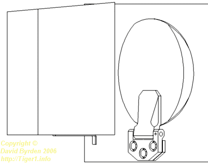 Standard turret bin, from the right
