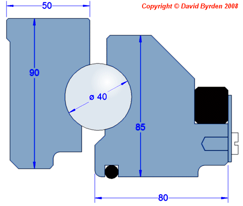 First type of ball-bearing race
