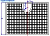 Early inlet mesh = 24 x 18 wires
