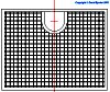 Late inlet mesh = 26 x 20 wires