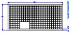 Early outlet mesh = 24 x 11 wires
