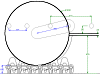 Outline of a wheel